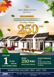 PT Arka Putra, Kerja Sama Dengan Griya Bukit Intan, 1200 Perumahan Dengan Tanah 12 Hektar Akan Di Bangun.