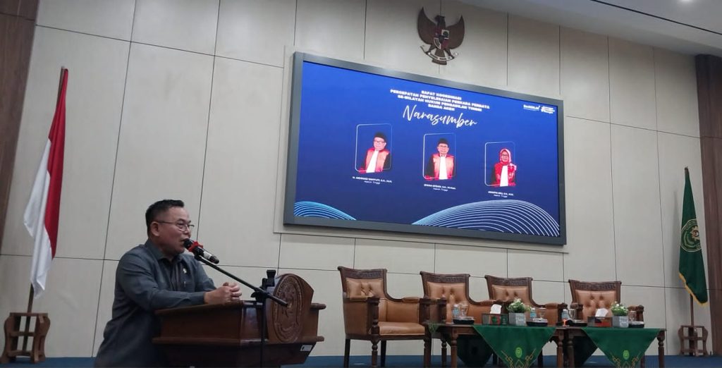 KPT, Buka Rakornis Percepatan Penyelesaian Perdata ; Jangan Hanya Menang Di Atas Kertas.