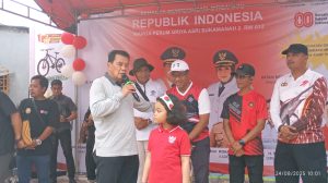 Bupati Tangerang Hadiri Acara Semarak HUT-RI Ke-80, Di Perum Griya Asri Suka Manah.