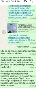 Nyaris Cukup Gawat, Datok Penghulu Simpang 3 Manyak Payed, Saat Di Konfirmasi Oleh Wartawan, Disinyalir Membungkam.