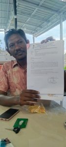 Pengurus LSM Bungoeng Lam Jaroe Aceh, Layangkan Surat, Kepada Pihak Kepsek MTSN 1 Kota Langsa.