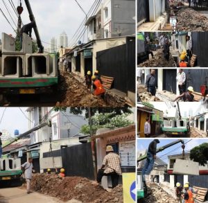 Sudin SDA Jaksel Tingkatkan Kapasitas Saluran Air di Cipulir, Proyek Capai 70 Persen