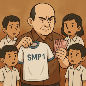 Skandal Seragam SMPN 1 Binjai: Wali Murid Tertekan, Diduga Ada Permainan Oknum Inisial AR Dekat Wali Kota!
