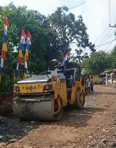 Diduga Tanpa Papan Proyek, Pembangunan Jalan di Desa Cikalong Diperiksa Tim Investigasi GWI