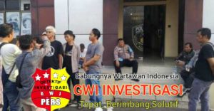 Team Investigasi GWI Gabungnya wartawan Indonesia Apresiasi Polres Pandeglang Banten