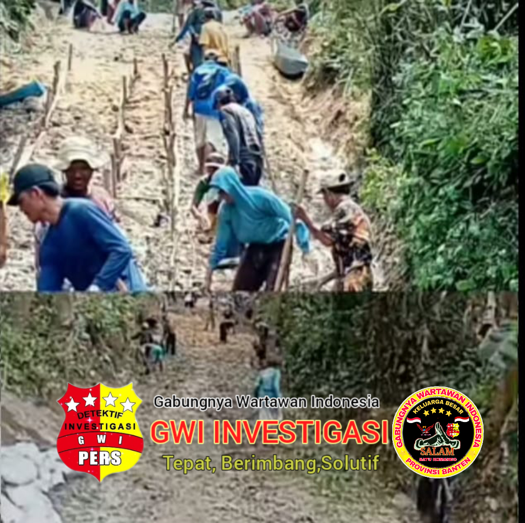 Tamparan keras bagi pemerintah kabupaten Pandeglang Banten   Bertahun tahun jalan akses desa    Batu hideung: luput dari perhatian pemerintah 