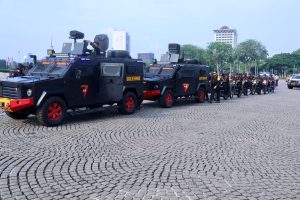Patroli Skala Besar TNI-Polri, Untuk Jamin Rasa Aman Dan Tertibkan Situasi.