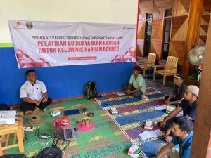 PEP Tanjung Field Gandeng BPAT Mandi Angin, Bekali Kelompok Haruan Borneo Ilmu Budidaya