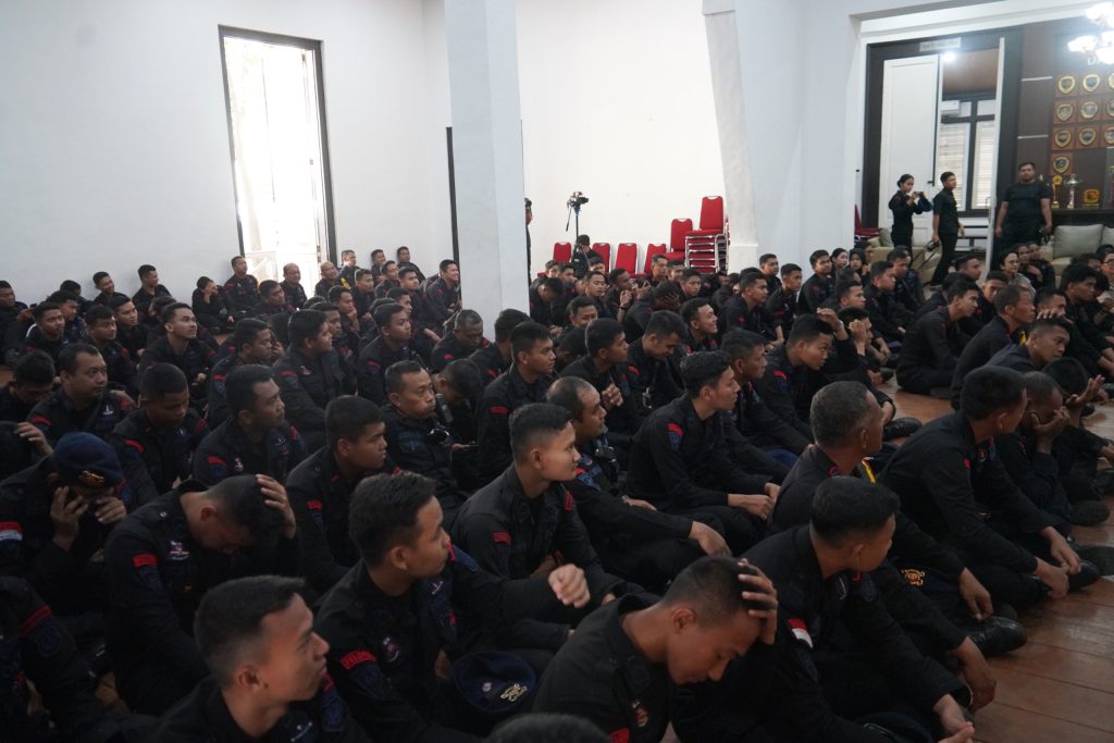Pulihkan Semangat, Brimob Polda Metro Jaya Gelar Trauma Healing, Di Mako Kwitang.