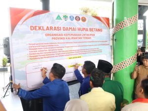 Hadiri Deklarasi Damai, Pemuda Lintas Iman, Kapolda Kalteng, Ajak Hindari Perpecahan Dan Perkuat Persaudaraan.