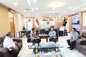 Kapolda Terima, Audiensi Kakanwil Kemenkum Aceh, Bahas Sinergi Penegakan Hukum.