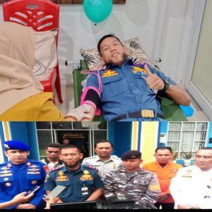 KSOP Bagansiapiapi, Gelar Bakti Sosial Di Harhubnas 2025 : Donor Darah hingga Bantuan Untuk Nelayan.