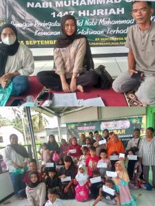 BAZNAS Provinsi Banten Gelar Santunan untuk Anak Yatim Piatu di Kampung Huntap Mekarsari