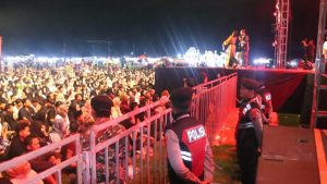 1.110 Personel Di Kerahkan, Amankan Gema Merah Putih, Di Lapangan Gelora Suyudono.