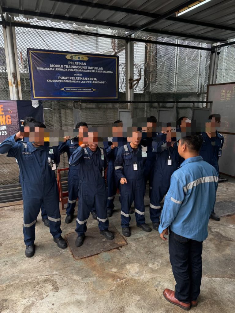 Lembaga Pemasyarakatan (Lapas) Kelas II.A Salemba, Bekerja Sama Dengan Pusat Pelatihan Kerja Khusus Pengembangan Las (PPKKPL)