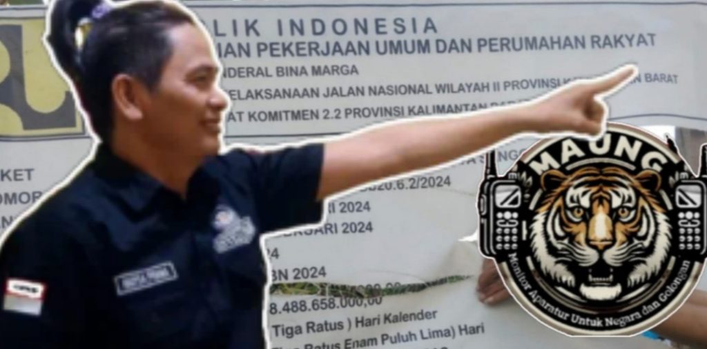 DPP LSM MAUNG  Serukan KPK Usut Tuntas Dugaan Korupsi Proyek Jalan Rp18,4 Miliar