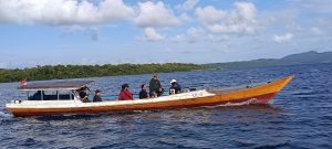 14 Jam Berlayar, PN Soasio Sidang Pemeriksaan Setempat di Tengah Laut Halmahera*