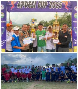 Final Turnamen Sepak Bola Apdesi Cup 2025, Se-kecamatan Mancak Cukup Meriah Buat Para penonton Bersorak gembira.