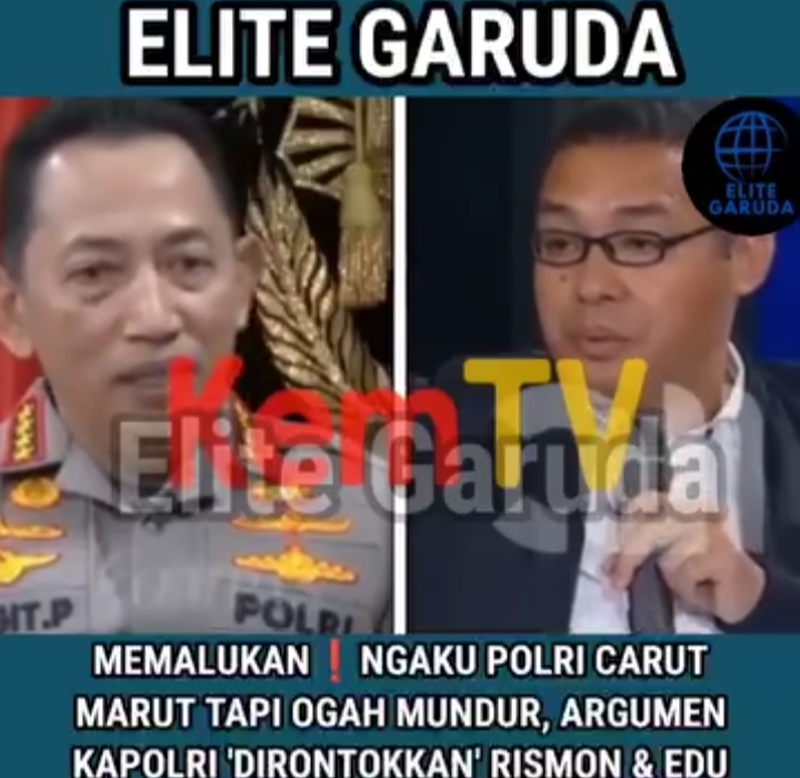 Kapolri, Jenderal Listiyo Sigit, Mundur, Titik! Atau Di Copot, Oleh _”Edy Mulyadi”, “Wartawan Senior_”.