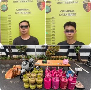 *Polsek Pinang Ungkap Kasus Oplosan Gas LPG, Puluhan Tabung dan Alat Bukti Diamankan