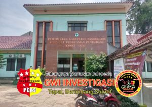 Tim investigasi Gambungnya Wartawan Indonesia “GWI”, Lakukan Sosial, Pengcekan BPJS, Milik Warga Cigeulis, Di Puskesmas Panimbang Pandeglang-Banten.