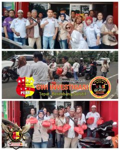 Keluarga Besar DPD GWI PROVINSI Banten Dan DPC GWI Tangerang Kota Berbagi Jum’at Berkah