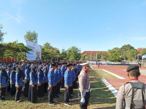 Kapolres, Pimpin Upacara Hari Kesaktian Pancasila Tingkat Kabupaten Di Alun-Alun Kidul Boyolali.