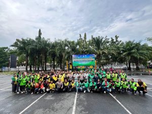 Ratusan Ojol Di Kukuhkan, Jadi Duta Keselamatan Berlalu-Lintas, Di Riau.