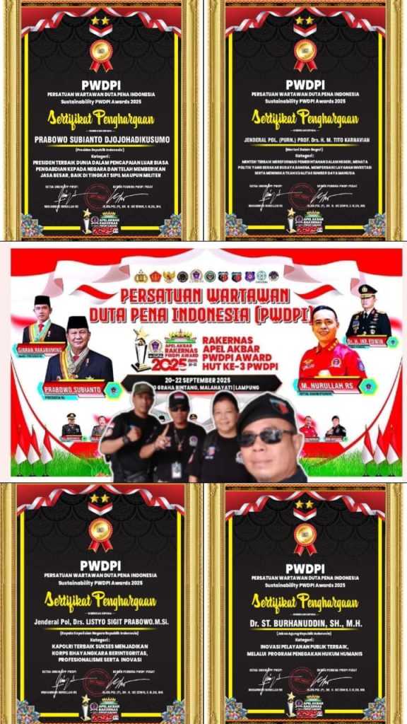 Panglima Satuan Tugas Bela Wartawan, “Satbel Pers”, DPP PWDPI Mengucapkan Selamat Dirgahayu TNI Yang Ke-80.