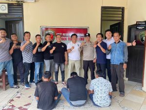 Tekab 308 Presisi Polsek Tegineneng Gelandang Tiga Pelaku Gondol 7 Ekor Sapi Ke Mapolsek.