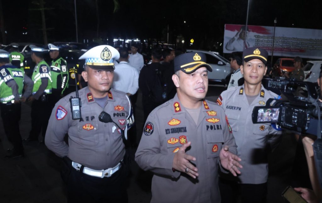 Hadirkan Rasa Aman, Polda Metro Jaya, Intensifkan Patroli Di Wilayah Jakarta Pusat Malam Ini.
