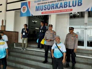 Dukung Kegiatan Olahraga, Polsek Mojosongo Kawal Musyawarah Calon Ketua KONI Boyolali