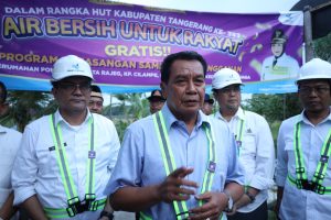 Semarak HUT Ke-393 Kabupaten Tangerang, PERUMDAM TKR Berikan Kontribusi Nyata, Lewat Program SL Gratis.