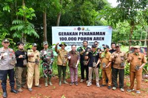 Wabup Sukirman Dukung Penanaman 100 RibuPohon Aren Sebagai Upaya cegah Bencana