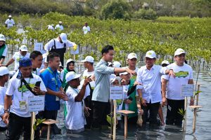 PLN Indonesia Power UBP Banten 3 Lontar Bersama Wakil Presiden RI Tanam Mangrove