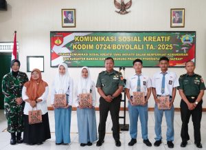 Kodim 0724/Boyolali Gelar Komsos Kreatif, Perkuat Sinergi dan Karakter Bangsa di Era Digital