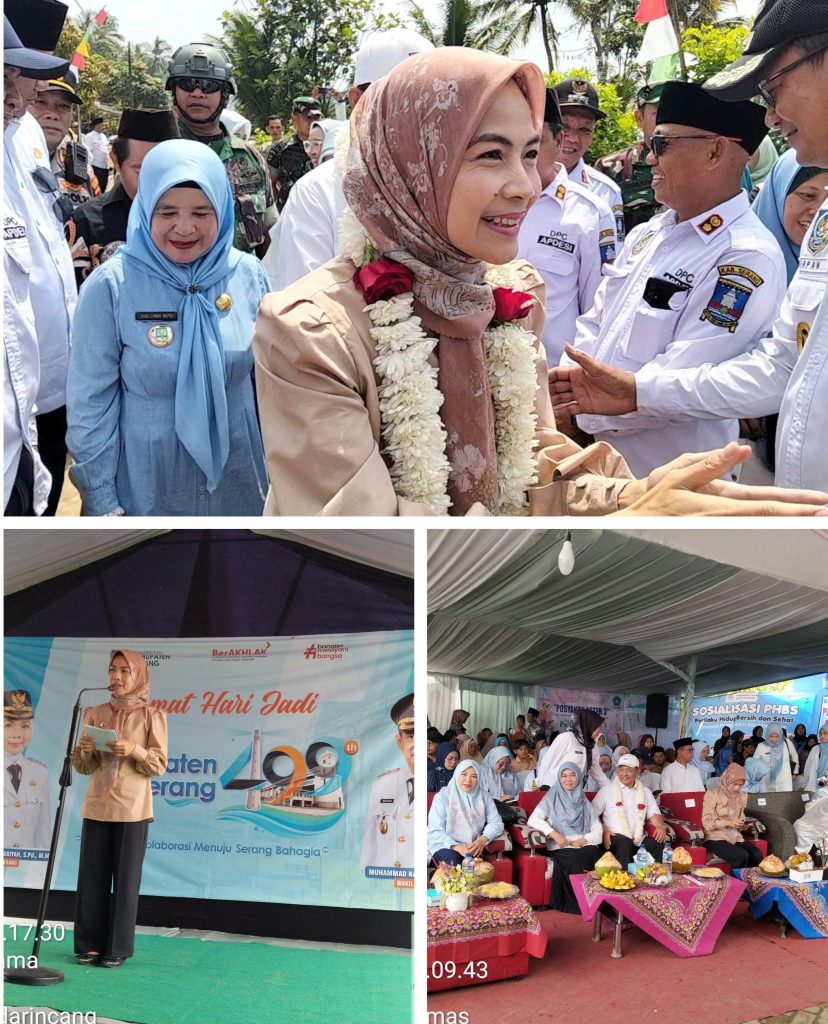 Bupati Serang Ratu Rachmatuzakiyah: Survey Didesa Tertinggal Cikedung Kecamatan mancak.