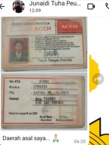 Hasil Jawaban Dari Pihak Kasat Pol PP Dan W.H Aceh Timur, Terkait Oknum P3K Paruh Waktu.