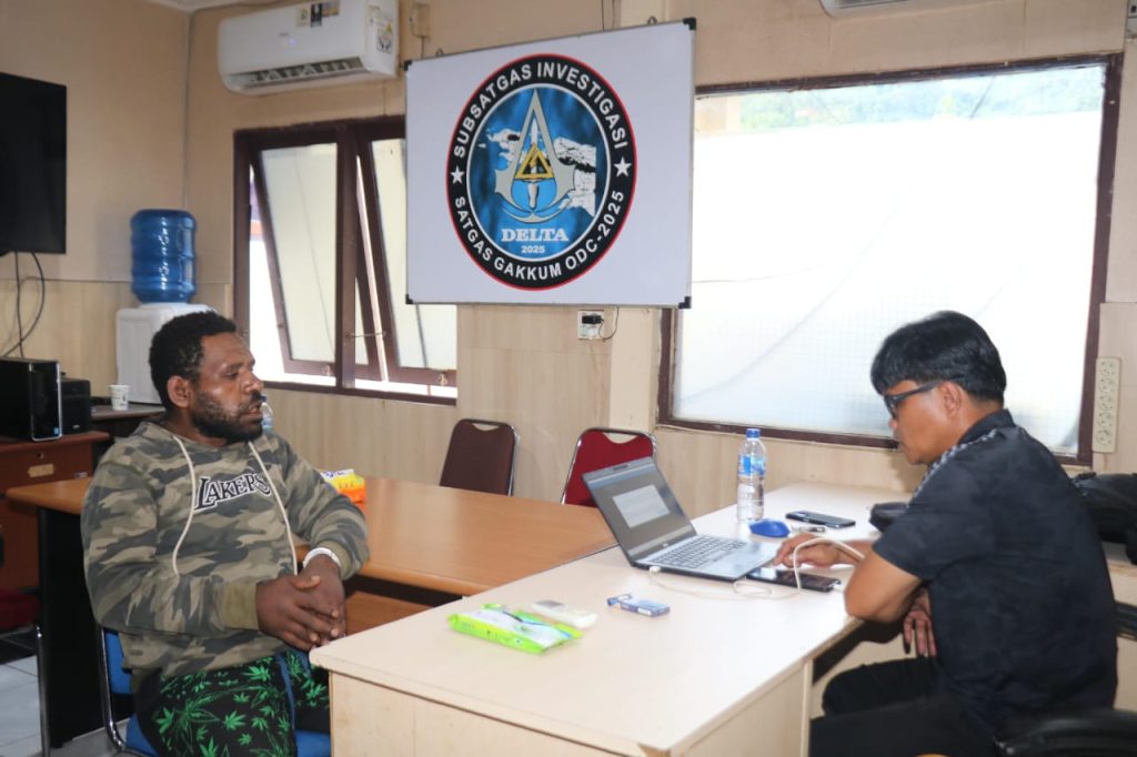 Pelaku Pembunuhan Nakes Kiwirok, Berhasil Di Tangkap Satgas Operasi Damai Cartenz Di Keerom.