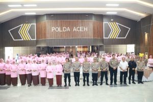 Kapolda, Hadiri Puncak Perayaan HUT Ke-75 HKGB Daerah Aceh.