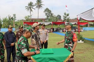 Kapolres Boyolali, Hadiri Upacara Penutupan TMMD, Tekankan Pentingnya Sinergitas TNI-Polri Dan Masyarakat.