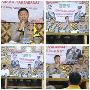 Kapolres Metro Tangerang Kota Ngopi Kamtibmas Bersama Warga Pinang, Ajak Masyarakat Jaga Lingkungan dan Wujudkan “Jaga Warga”