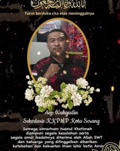 Gabungnya Wartawan Indonesia “GWI” Ikut Bela Sungkawa Atas Wafatnya Ketua “KKPMP” Kota Serang-Banten.