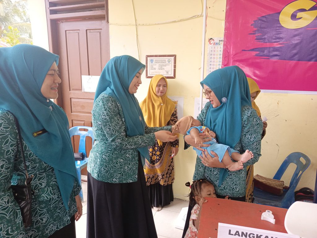 Ketua Dan Wakil Ketua TP-PKK Kota Langsa, Ikut Sukseskan Gerakan Cegah Stunting.