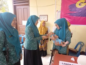 Ketua Dan Wakil Ketua TP-PKK Kota Langsa, Ikut Sukseskan Gerakan Cegah Stunting.