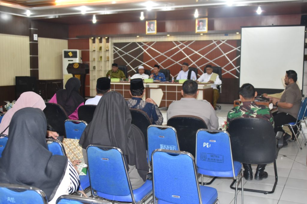 Rakor Implementasi Nilai-Nilai Syari’at Islam, Optimalkan Penyelenggaran Keistimewaan Aceh.