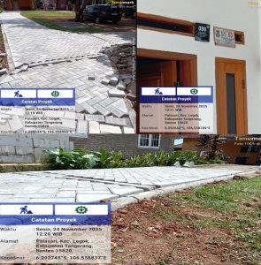 Ditemukan Proyek Pemasangan Vaping Blok Tidak Transfaran Dan Pengerjaannya Asal Asalan Di Desa Palasari Kecamatan Legokn