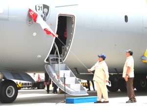 Pesawat A400M Resmi Datang Perkuat TNI, Prabowo: Tambah Kemampuan Udara Indonesia.