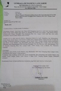 Terkait Bung “Zulfadli” Selaku Aktivis LSM BLJ, Yang Sempat Pernah Layangkan Surat Ke Kasat Pol PP Dan W.H Aceh, Bersama Kapolda Aceh.