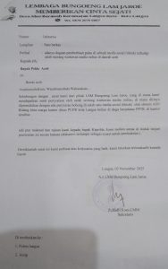 LSM BLJ Dan Jurnalis, Surati Kapolda Aceh Bersama Kapolres Langsa, Laporkan Oknum PPTK PUPR Langsa, Penyiaran Video Tik Tok Bodong, Tuding Tanpa Ada Bukti Secara Hukum.